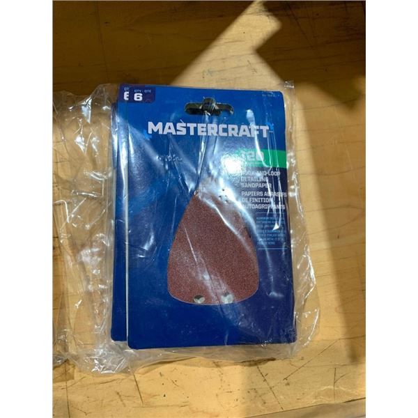 Mastercraft 120 Grit Hook & Loop Detailing Sandpaper 5x6 pc