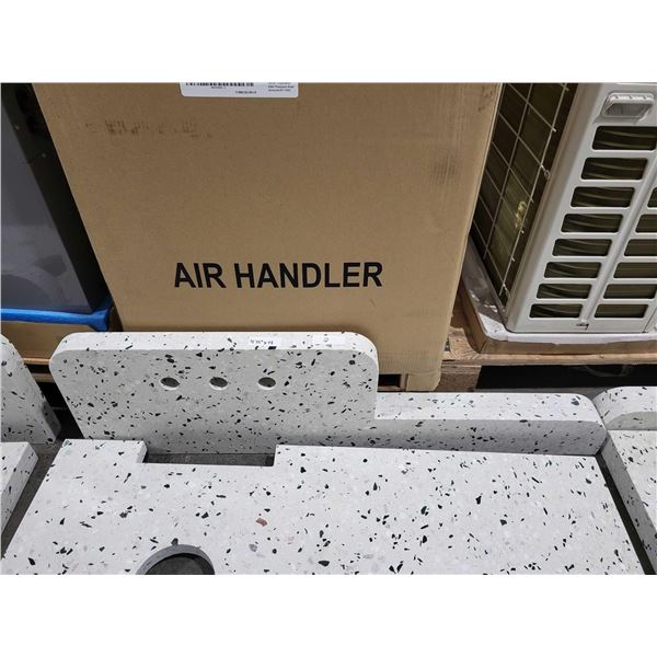 2 Piece Quarts Vanity Counter With Top And Back Splash (47.5" x 21.75" Top) (47.5" x 14" Back) (77D-