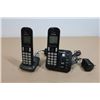Image 1 : LOT DE 2 TÉLÉPHONES SANS FIL PANASONIC