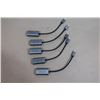 Image 1 : LOT DE 5 ADAPTEURS USB-C --VGA