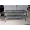 Image 1 : TABLE INOX 6'x30"x32"