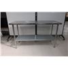 Image 1 : TABLE INOX 5'x24"x35"