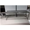 Image 1 : TABLE INOX 78"x24"x28"