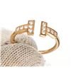 Image 6 : Tiffany & Co Gold T Wire Diamond Ring 4.5
