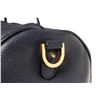 Image 5 : Mansur Gavriel Navy Blue Lambskin Leather Mini Duffle Crossbody Bag