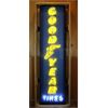 Image 1 : NO RESERVE HUGE GOODYEAR VERTICAL NEON SIGN IN STEEL CAN