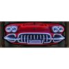 Image 1 : NO RESERVE CORVETTE C1 GRILL NEON SIGN IN STEEL CAN 