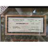 Image 2 : NO RESERVE JACK HALEY SIGNED CHECK