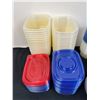 Image 2 : Large Assortment of Plastic Food Storage Containers