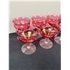 Image 2 : Rose Coloured Glassware