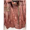 Image 2 : Ladies 'Leather Ranch" Leather Bomber Jacket