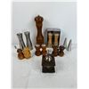 Image 1 : Assortment of Salt & Pepper Mills