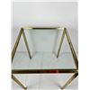 Image 2 : Glass Top Brass Like Table