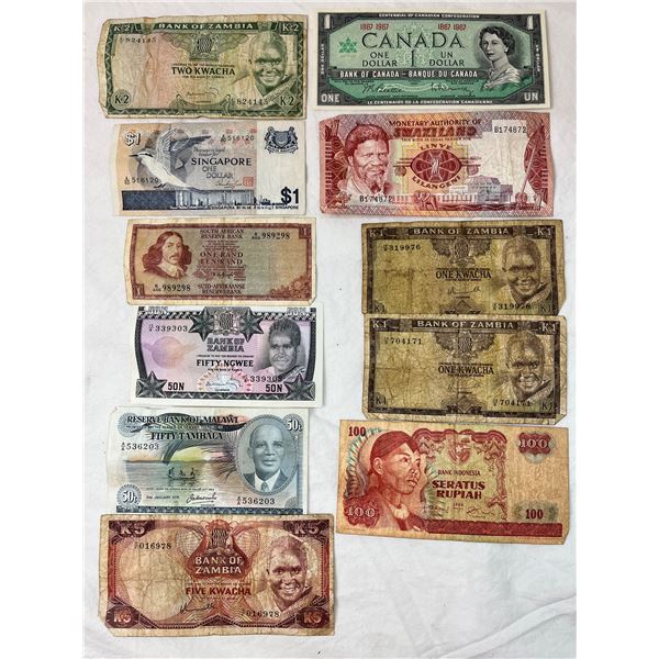 Assorted International Currency