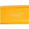 Image 7 : Chanel Vintage Yellow Caviarskin Leather Matelasse Chain Shoulder Bag