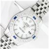 Image 2 : Rolex Sapphire Quickset White Index Diamond Sapphire Datejust Wristwatch
