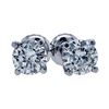Image 1 : 1.00 ctw Diamond Stud Earrings - 14KT White Gold