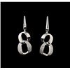 Image 1 : 0.50 ctw Diamond Earrings - 14KT White Gold