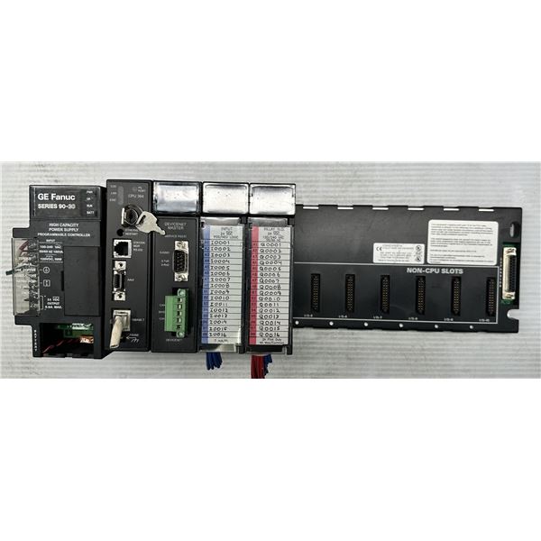 GE Fanuc #IC693CHS391M 10 Slot Base w/Power Supply & Modules as Pictured