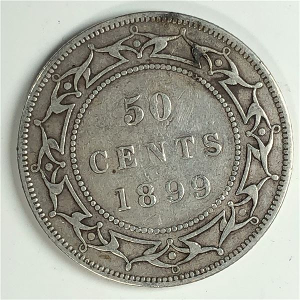 Newfoundland .50 cents 1899  Variety???