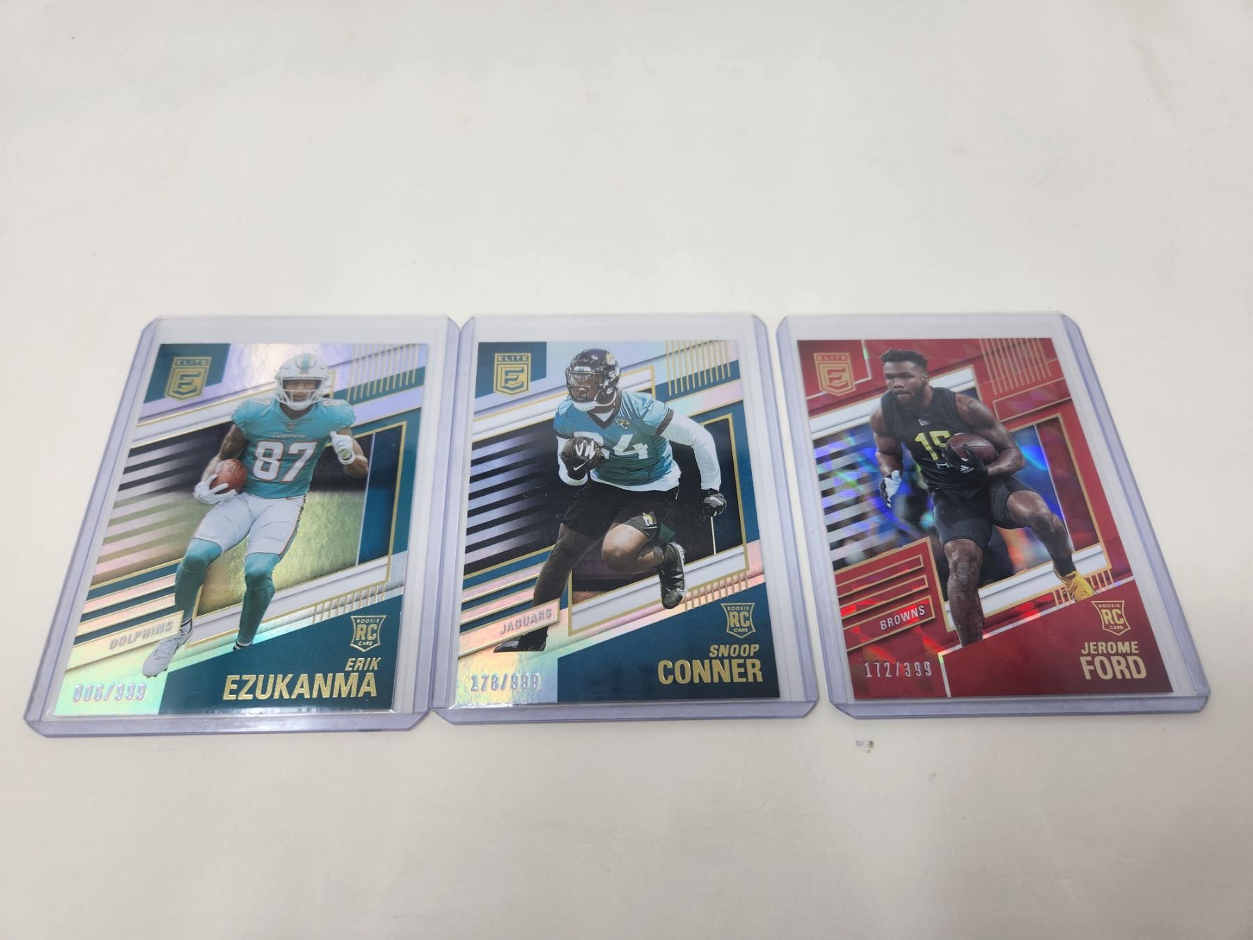 Numbered Panini 2022 NFL Football Insert Cards