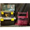 Image 1 : 3 Tool boxes, and Children's Handmade Tool Box