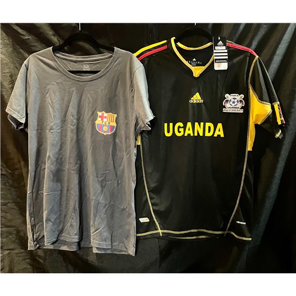 New Adidas Uganda Jersey 2xl & Like New FCB T-shirt 2xl