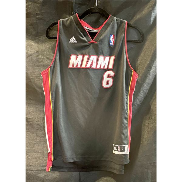 Adidas Miami No. 6 James, Basketball Shirt LG