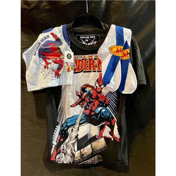 Used Spiderman T-shirt Medium, New Spiderman Baby Shirt 0-3months, Soccer Socks