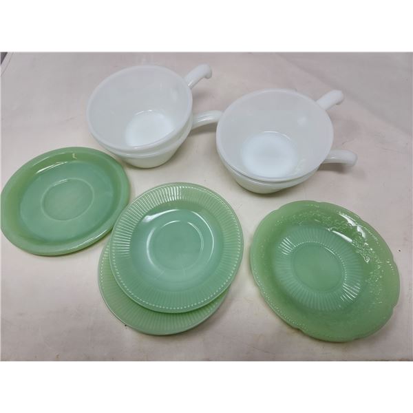 Fire King Plates and Soup Bowls