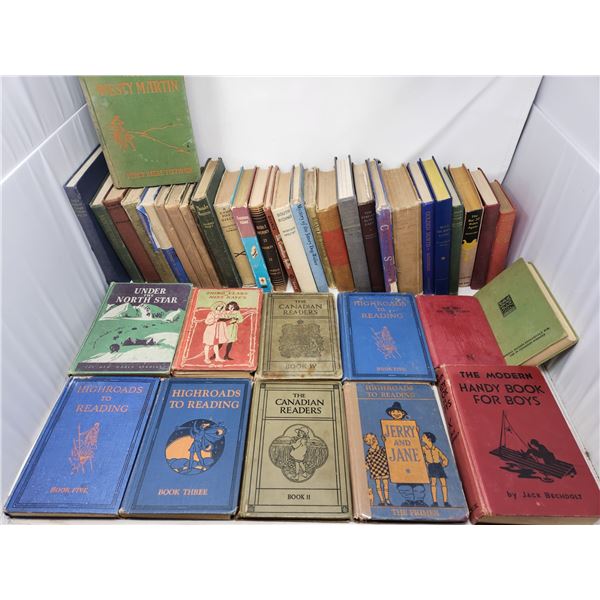 Antique Book/School Reader Lot
