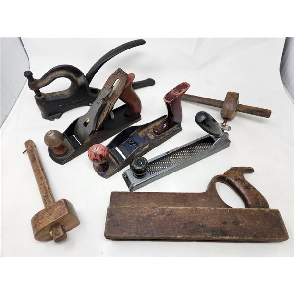 Antique Woodworking Plane Lot