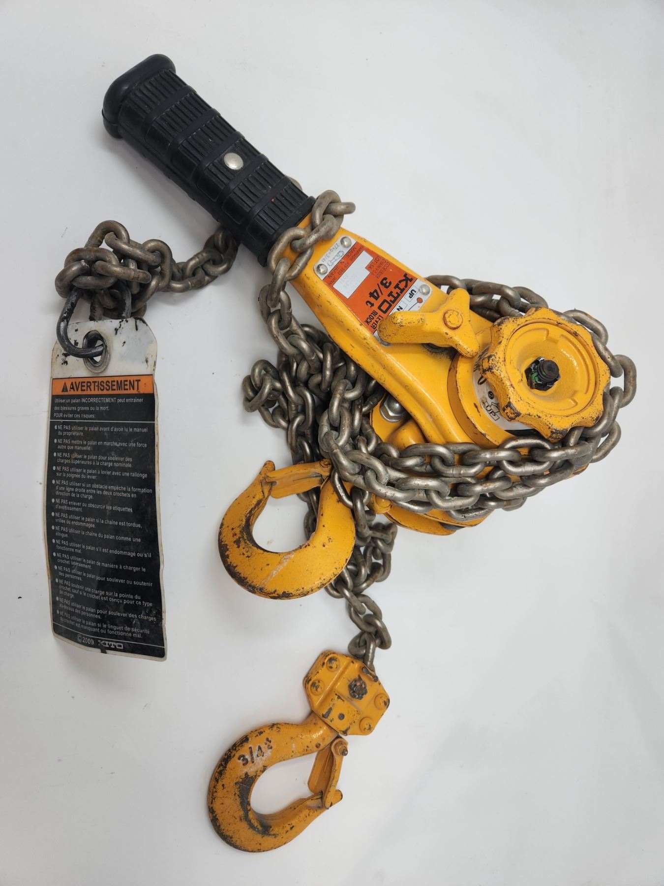 Kito Lever Block 3/4 Ton Come Along