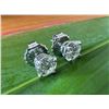 Image 2 : Pair of Round Diamond Earrings 1.15 Ct and 1.16 Ct, Retail $17,100