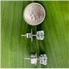 Image 8 : Pair of Round Diamond Earrings 1.15 Ct and 1.16 Ct, Retail $17,100