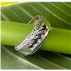 Image 1 : Gent's Ring w/ 131 Round Black Diamonds, 1.52 TW, Platinum Band, Size 12.25, Retail $6200