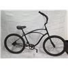 Image 1 : Black Men's Beach Cruiser Bike  w/ Coaster Brakes & Ape Hanger Handlebars