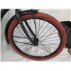 Image 8 : Black Men's Beach Cruiser Bike  w/ Coaster Brakes, Basket & Back Rack