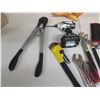 Image 8 : Makita Power Drill & Misc Hand Tools: Pipe Wrench, Bolt Cutters, Wrenches, etc