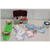 Image 1 : Kryptonics Skateboard & Multiple Stickers, Fishing String, etc in Hard Case