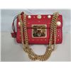 Image 2 : Gucci Red Handbag w/ Chain Strap Made in Italy