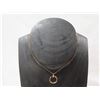 Image 8 : Cartier 18k Gold Circle Necklace w/ Diamond Bail & COA (5.63g)