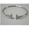 Image 2 : Tiffany & Co. Cuff Bracelet w/ Diamond Accents 2"dia (7.93g)