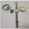 Image 1 : Qty 4 Watches: Andre Mouche, Skagen, Seiko & Waltham (1 damaged/1 missing band)