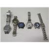 Image 1 : Qty 5 Watches: Philip Persio, Fossil, Navy Seals, Swiss Army, etc (some missing bands)