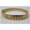 Image 1 : Hawaiian 14k Gold Bracelet Inscribed Kealani (28.93g)