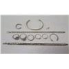 Image 1 : Misc Costume Jewelry: Earrings, Rings, Bracelets, etc (some 925 Sterling, some broken pieces)
