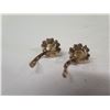 Image 3 : Pair 10k Gold Earrings w/ Pearl Beads (3.86g)