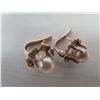 Image 6 : Pair 10k Gold Earrings w/ Pearl Beads (3.86g)