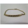 Image 2 : Gold 14k Bracelet w/ 'Sharon', 7" L (5.37g)